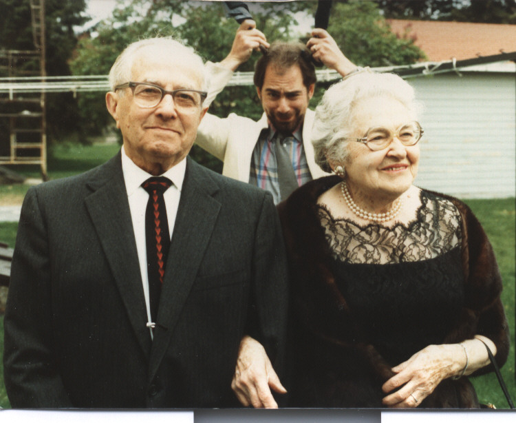 Nan & Gramps with Scott Marber, 1984